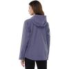 Outdoor Ventures Packable Rain Jacket Women Lightweight Waterproof Raincoat with Hood Cycling Bike Jacket(Grayish Purple)