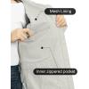 Outdoor Ventures Packable Rain Jacket Women Lightweight Waterproof Raincoat with Hood Cycling Bike Jacket(Ice Grey)