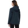 Outdoor Ventures Packable Rain Jacket Women Lightweight Waterproof Raincoat with Hood Cycling Bike Jacket(Midnight Blue)
