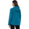 Outdoor Ventures Packable Rain Jacket Women Lightweight Waterproof Raincoat with Hood Cycling Bike Jacket(New Blue)