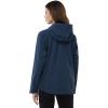 Outdoor Ventures Packable Rain Jacket Women Lightweight Waterproof Raincoat with Hood Cycling Bike Jacket(Standard Blue)