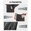 Outdoor Ventures Packable Rain Suit for Men Lightweight Waterproof Breathable Rain Gear for golf Rain Jacket Pants(Black)