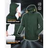 Outdoor Ventures Packable Rain Suit for Men Lightweight Waterproof Breathable Rain Gear for golf Rain Jacket Pants(Green)