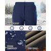 Outdoor Ventures Ski Pants Women Waterproof Insulated Snow Soft Shell Fleece Lined Snowboard Windproof with Boot Gaiters(Navy- New Versione)