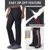 Outdoor Ventures Women’s Convertible Pants, Quick Dry Hiking Zip-Off Pants, Stretch Lightweight Cargo Pants(Black)