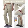 Outdoor Ventures Women’s Convertible Pants, Quick Dry Hiking Zip-Off Pants, Stretch Lightweight Cargo Pants(Brown)