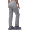 Outdoor Ventures Women’s Convertible Pants, Quick Dry Hiking Zip-Off Pants, Stretch Lightweight Cargo Pants(Mid Grey)