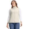 Outdoor Ventures Women’s Fleece Vest, Zip Up Lightweight Soft Running Vest Outerwear Sleeveless with Pockets(Moonlight)