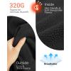 Outdoor Ventures Women’s Full Zip Hooded Fleece Jacket Coat with 6 Pockets, Warm Soft Polar Fleece Casual Hoodie Sweatshirt(Black)