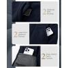 Outdoor Ventures Women’s Full Zip Hooded Fleece Jacket Coat with 6 Pockets, Warm Soft Polar Fleece Casual Hoodie Sweatshirt(Dark Blue)