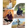Outdoor Ventures Women’s Full Zip Hooded Fleece Jacket Coat with 6 Pockets, Warm Soft Polar Fleece Casual Hoodie Sweatshirt(Dark Grey)