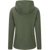 Outdoor Ventures Women’s Full Zip Hooded Fleece Jacket Coat with 6 Pockets, Warm Soft Polar Fleece Casual Hoodie Sweatshirt(Green Gray)