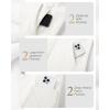 Outdoor Ventures Women’s Full Zip Hooded Fleece Jacket Coat with 6 Pockets, Warm Soft Polar Fleece Casual Hoodie Sweatshirt(Moonlight)