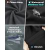 Outdoor Ventures Women’s Hooded Lightweight Softshell Vest, Windproof Fleece Lined Sleeveless Jacket for Golf Running Travel(Black)