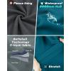 Outdoor Ventures Women’s Hooded Lightweight Softshell Vest, Windproof Fleece Lined Sleeveless Jacket for Golf Running Travel(Modern Blue)