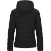 Outdoor Ventures Women’s Hooded Puffer Jacket Waterproof Lightweight Full-Zip Warm Quilted Winter Coat(Black)