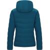 Outdoor Ventures Women’s Hooded Puffer Jacket Waterproof Lightweight Full-Zip Warm Quilted Winter Coat(Modern Blue)