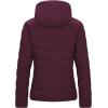 Outdoor Ventures Women’s Hooded Puffer Jacket Waterproof Lightweight Full-Zip Warm Quilted Winter Coat(Wine)