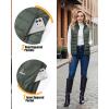 Outdoor Ventures Women’s Lightweight Puffer Vest Outerwear Zip Up Warm Sleeveless Winter Jacket Padded Gilet Quilted Coat(Army Green)