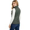 Outdoor Ventures Women’s Lightweight Puffer Vest Outerwear Zip Up Warm Sleeveless Winter Jacket Padded Gilet Quilted Coat(Army Green)