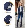 Outdoor Ventures Women’s Lightweight Puffer Vest Outerwear Zip Up Warm Sleeveless Winter Jacket Padded Gilet Quilted Coat(Blue)