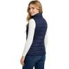 Outdoor Ventures Women’s Lightweight Puffer Vest Outerwear Zip Up Warm Sleeveless Winter Jacket Padded Gilet Quilted Coat(Blue)