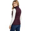 Outdoor Ventures Women’s Lightweight Puffer Vest Outerwear Zip Up Warm Sleeveless Winter Jacket Padded Gilet Quilted Coat(Eggplant)