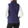 Outdoor Ventures Women’s Lightweight Softshell Vest Windproof Fleece Lined Zip Up Sleeveless Jacket for Running Hiking Golf(Dark Purplish Blue)