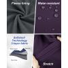 Outdoor Ventures Women’s Lightweight Softshell Vest Windproof Fleece Lined Zip Up Sleeveless Jacket for Running Hiking Golf(Eggplant)