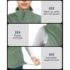 Outdoor Ventures Women’s Lightweight Softshell Vest Windproof Fleece Lined Zip Up Sleeveless Jacket for Running Hiking Golf(Green)