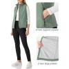 Outdoor Ventures Women’s Lightweight Softshell Vest Windproof Fleece Lined Zip Up Sleeveless Jacket for Running Hiking Golf(Green)
