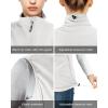 Outdoor Ventures Women’s Lightweight Softshell Vest Windproof Fleece Lined Zip Up Sleeveless Jacket for Running Hiking Golf(Ivory)