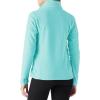 Outdoor Ventures Women’s Lightweight Warm Zip Up Long-Sleeve Soft Polar Fleece Jacket for Fall Winter(Aqua Blue)