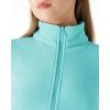 Outdoor Ventures Women’s Lightweight Warm Zip Up Long-Sleeve Soft Polar Fleece Jacket for Fall Winter(Aqua Blue)