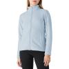 Outdoor Ventures Women’s Lightweight Warm Zip Up Long-Sleeve Soft Polar Fleece Jacket for Fall Winter(Blue)