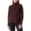 Outdoor Ventures Women’s Lightweight Warm Zip Up Long-Sleeve Soft Polar Fleece Jacket for Fall Winter(Chocolate)