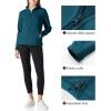Outdoor Ventures Women’s Lightweight Warm Zip Up Long-Sleeve Soft Polar Fleece Jacket for Fall Winter(Dark Blue)