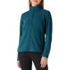 Outdoor Ventures Women’s Lightweight Warm Zip Up Long-Sleeve Soft Polar Fleece Jacket for Fall Winter(Dark Blue)