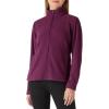 Outdoor Ventures Women’s Lightweight Warm Zip Up Long-Sleeve Soft Polar Fleece Jacket for Fall Winter(Dark Fuchsia)