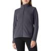 Outdoor Ventures Women’s Lightweight Warm Zip Up Long-Sleeve Soft Polar Fleece Jacket for Fall Winter(Dark Grey)