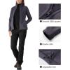Outdoor Ventures Women’s Lightweight Warm Zip Up Long-Sleeve Soft Polar Fleece Jacket for Fall Winter(Dark Grey)