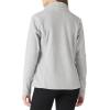 Outdoor Ventures Women’s Lightweight Warm Zip Up Long-Sleeve Soft Polar Fleece Jacket for Fall Winter(Light Grey Heather)