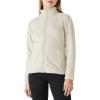 Outdoor Ventures Women’s Lightweight Warm Zip Up Long-Sleeve Soft Polar Fleece Jacket for Fall Winter(Moonlight)