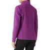 Outdoor Ventures Women’s Lightweight Warm Zip Up Long-Sleeve Soft Polar Fleece Jacket for Fall Winter(Purple)