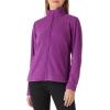 Outdoor Ventures Women’s Lightweight Warm Zip Up Long-Sleeve Soft Polar Fleece Jacket for Fall Winter(Purple)