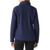 Outdoor Ventures Women’s Lightweight Warm Zip Up Long-Sleeve Soft Polar Fleece Jacket for Fall Winter(True Navy)