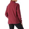 Outdoor Ventures Women’s Loose Fit 1/4 Quarter Zip Soft Lightweight Polar Fleece Pullover Jacket with Zipper Pocket
