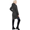 Outdoor Ventures Women’s Maryan Hooded Ultra Lightweight Warm Thermolite Long Puffer Coat(Black New(matte)-avg.36″ Long Length)