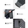 Outdoor Ventures Women’s Maryan Hooded Ultra Lightweight Warm Thermolite Long Puffer Coat(Dark Grey Marl(matte)-avg.32″ Mid Length)