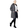 Outdoor Ventures Women’s Maryan Hooded Ultra Lightweight Warm Thermolite Long Puffer Coat(Dark Grey-avg.36″ Long Length)